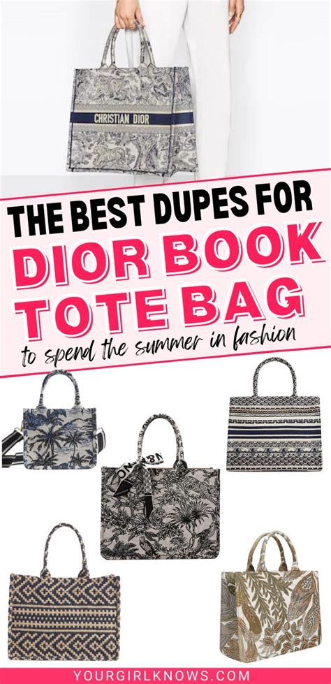 new dior book tote|dior book tote dupes.